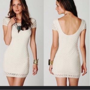 Free People crochet dress